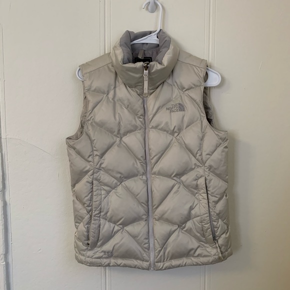 The North Face Jackets & Blazers - The North Face Silver Puffer Vest Size Small